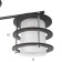 Chase "Agan" E27 3x60W Black-Serebly 53x53x30 cm Bayerlux
