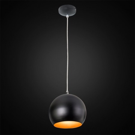Suspended lamp Citilux "Omi" CL945115, 18x18x25 cm, 1x75W, e27, black color-1