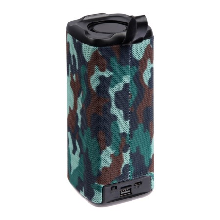 Portable column LM-882, 10 W, Bluetooth 5.0, 800 mAh, backlight, Micro SD, khaki-4