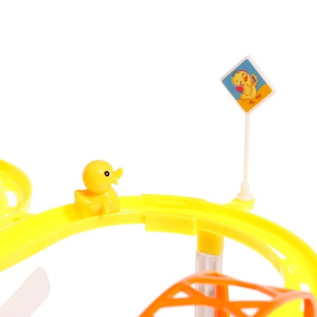 Developing toy "Duck track", light, sound, works from batteries and from the network-7