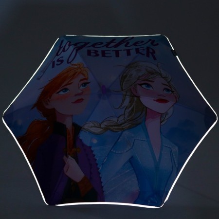 Children's umbrella. "Anna and Elsa", cold heart, 6 spokes d = 90 cm-1