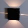 Facade lamp Arte Lamp Algol A1445al-4BK, LED, 4x1 W, 3x12x12 cm, 100 lm, black