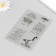 Stamp for creativity Silicon "Tails with flowers" 16x11 cm