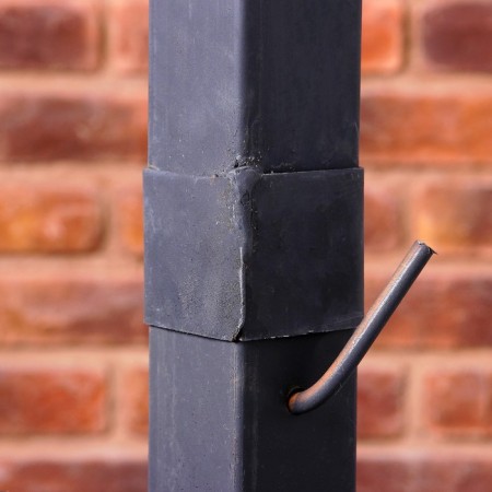 Stove for a cauldron 12 l d = 36 cm, with a chimney, with a door-5