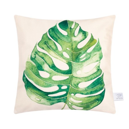 Pillowess Decorative Ethel "Green Leaf", 40x40 cm, 100 p/e, velor-1