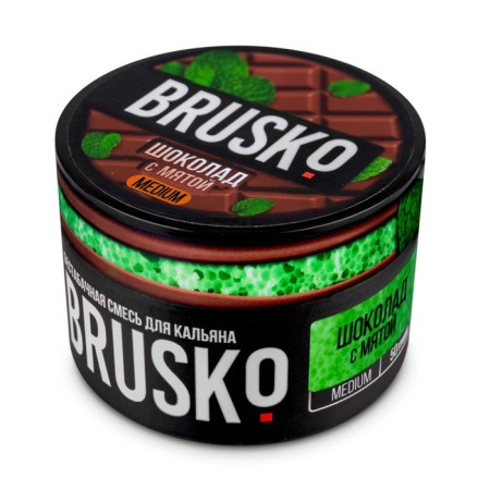 Brusko Called Nicotine Mixta "Chocolate with Mint", 50 g, Medium