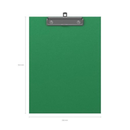 A tablet with A4, 2 mm clip, Erichkrause Standard, Bumvinyl, Green-2