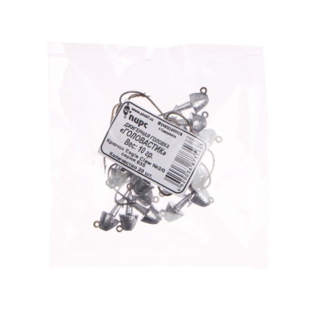 Jig head "tadpoles" with hook No. 2/0, 10 g-2