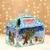 New Year. Gift box "Forest Foreths in the blue" casket of a small 18.5 x 12.5 x 19cm.
