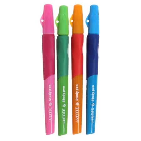 Outcracker handle for left -handed Devente Study Pen, node 0.7 mm, rubber holder, oil -based blueberries-6