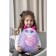 Baby backpack for a girl "Kithechka", 30x25 cm