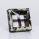 Box for 4 sweets, "camouflage" 12.6 x 12.6 x 3.5 cm. Confectionery packaging