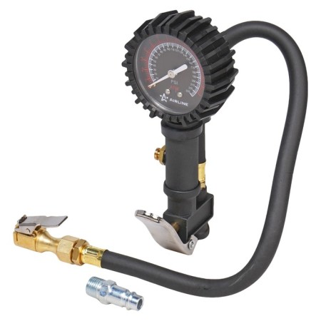 Airline Pro tires pistol with manometer, 16 atm, with a discharge valve-1