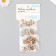 Buttons for creativity plastic "Golden Assorted" set of 4 types x 15 pcs 20x10 cm