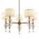 Freya FR5369CL-05BS RAise, 720x720x830 mm ceiling lamp, E14, 5x40W, brass color