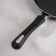 Pan PROMO, D = 24 cm, glass cover, plastic handle, anti -stick coating, black color