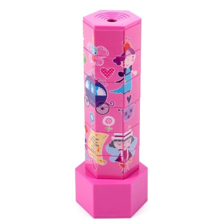Kaleidoscope "Puzzle", pink color-3