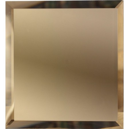 Square mirror bronze tiles with fake 10 mm, 200x200 mm-1