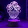 Light "Vase with Flowers" Led RGB from the RISALUX network