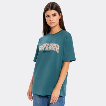 T -shirt female, green color, size 50 (xl)