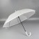Umbrella - semi -automatic cane, 8 spokes, r = 51/58 cm, d = 116 cm, white color