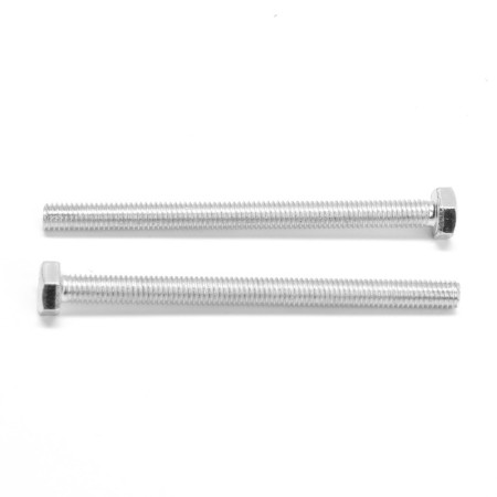 Bolt "Tundra Krep", with a hexagonal head, galvanized, Din933, M6x80 mm, 2 pcs-1