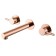 ABBER EMOTION AF88121RG shell mixer, two -wound, built -in, brass