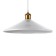 Lamp Bayerlux 1242/1wt E27 40W white 33x33x9.5-110 cm