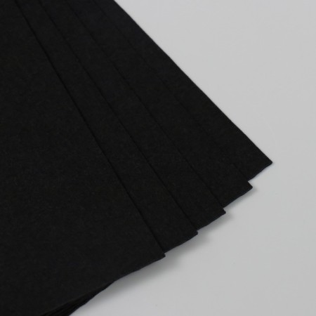 A set of felt 22x30 cm, 5 sheets, Korea, col. black-2