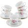 Tea Service 6/9 Menuet, decor "Meissen flower, gold laying", 15 items