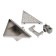 TIM BAD412002, horizontal, corner, 200 x 200 mm, hydraulic+dry protection against smell