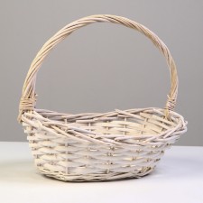 Wicker basket, 30 x 20 x 12/9/25 cm, willow