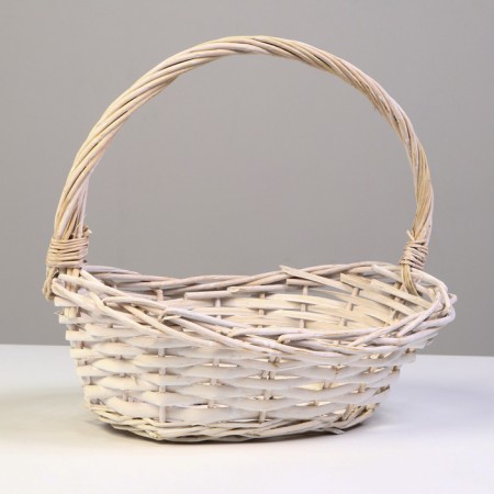 Wicker basket, 30 x 20 x 12/9/25 cm, willow