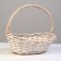 Wicker basket, 30 x 20 x 12/9/25 cm, willow