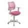 A chair bureaucrat, with armrests, pink, back mesh, white plastic, ch-w797/pk/TW-13A