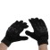 Motorcycle gloves with protective inserts, size l, black