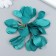 Decor for creativity Textile "Bun, coniferous-green color" set 6 pcs 6 cm