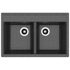 Dr.gans kitchen washing “Astra-780” 780x510 mm, h = 217 mm, black color