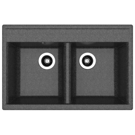 Dr.gans kitchen washing “Astra-780” 780x510 mm, h = 217 mm, black color
