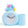 Clock - organizer with the alarm clock "Cute unicorn", discrete move, d -6.5 cm, 12.5 x 9 cm, aa