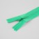 Lightning secret, No. 3, non -proceeding, locking machine, 25 cm, green color