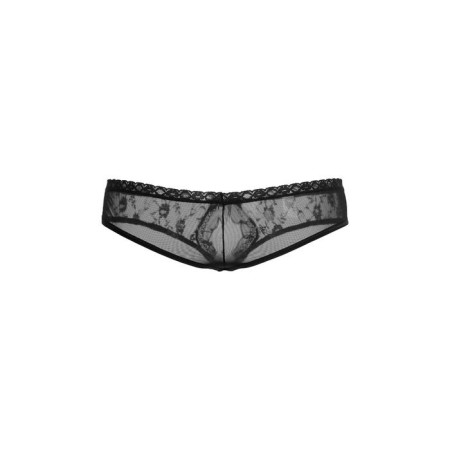 Lace panties with accession collection access, black color, size s/m-2