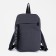 School backpack of textiles on the zipper Textura, 3 pockets, dark gray color
