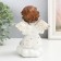Polystone souvenir "Angel in a dress with patterns, holds a month/star" MIX 9.5x9.5x15 cm