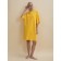 Female dress, size m, yellow color