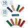 Plasticine on a vegetable basis of 10 colors, 250 g, Jovi, blister