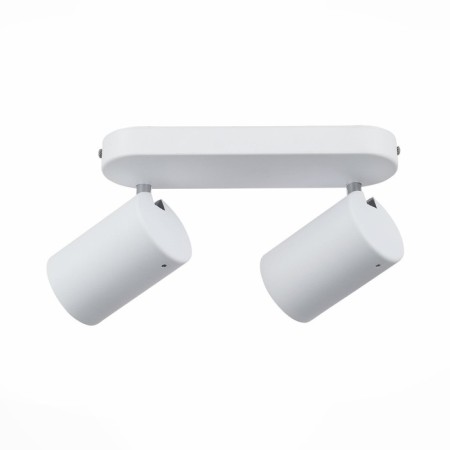 STAST ST LUCE. SL597.501.02. 2x3 W, GU10 LED, 3000K, 33x15 cm, white color, chrome-5
