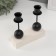 Gypsum candlestick, 2 candles "two balls" d = 2.5 cm 5.4x15x15 cm