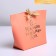 Gift package, packaging, "with warm wishes", 19 x 20 x 9 cm