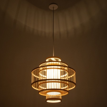 Lamp Bayerlux "Waltz" E27 40w beige 40x40x40-190cm-2